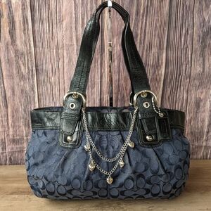Coach Soho Pleated Signature Hobo